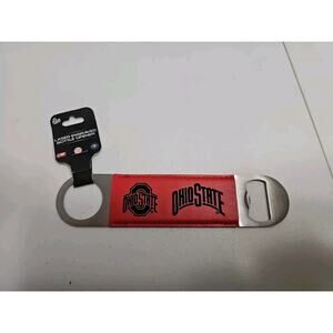 Ohio State Buckeyes Double Ended Metal Bottle Opener Party Starter Laser Engrave